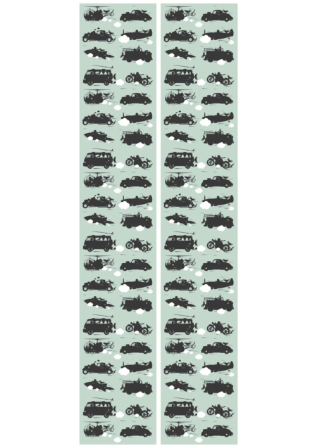 Duurzaam Kinderbehang | Snelle voertuigen | 97.4 x 280 cm | Kek Amsterdam | Peltenburg Natuurverf - Afbeelding 4