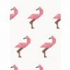 Duurzaam Kinderbehang | Tangram Dino Flamingo | 97.4 x 280 cm | Kek Amsterdam | Peltenburg Natuurverf
