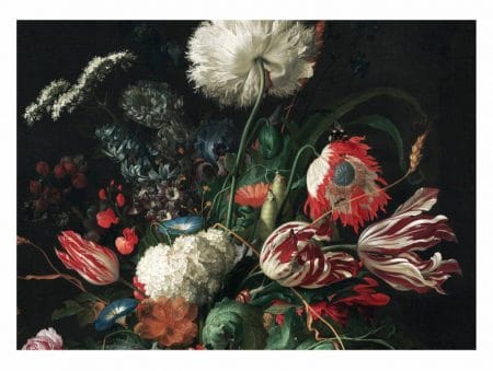 Duurzaam Fotobehang | Golden Age Flowers 1 | 389.6 x 280 cm | Kek Amsterdam | Peltenburg Natuurverf