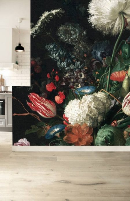 Duurzaam Fotobehang | Golden Age Flowers 1 | 389.6 x 280 cm | Kek Amsterdam | Peltenburg Natuurverf - Afbeelding 2