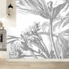 Duurzaam Fotobehang | Engraved Flowers | 389.6 x 280 cm | Kek Amsterdam | Peltenburg Natuurverf - Afbeelding 3