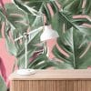 Duurzaam Behang | Monstera | Roze | 97.4 x 280 cm | Kek Amsterdam | Peltenburg Natuurverf - Afbeelding 2