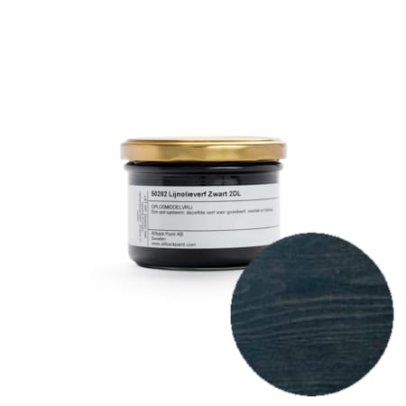 100% natuurlijke Lijnolie wax | Zwart | Allbäck