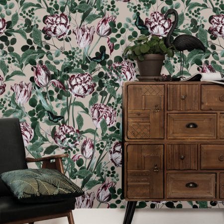 Duurzaam Behang | Bold Botanics | 97.4 x 280 cm | Kek Amsterdam | Peltenburg Natuurverf