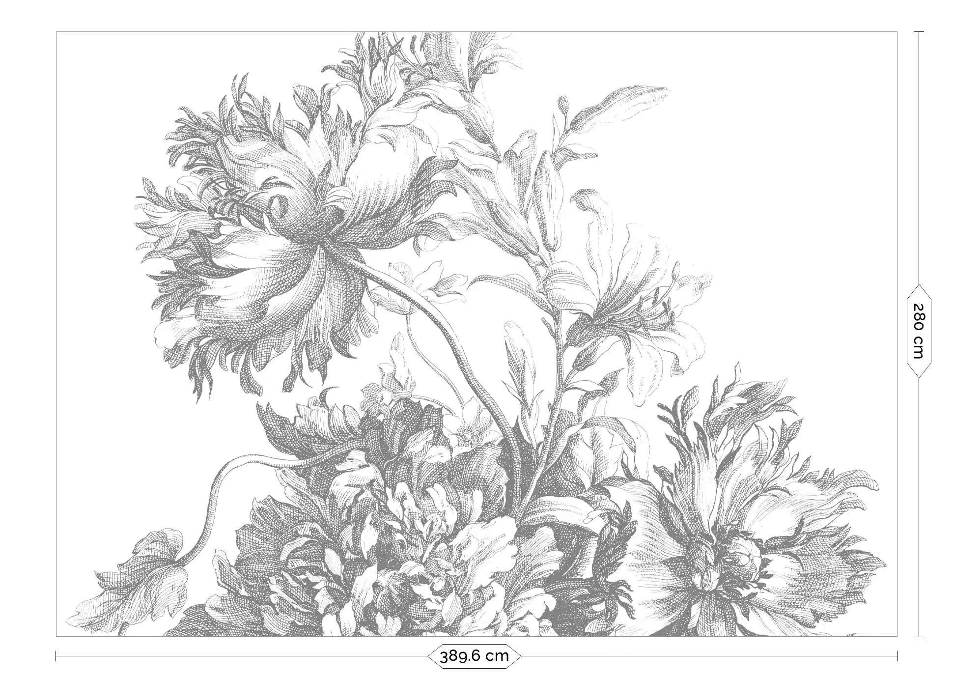Duurzaam Fotobehang | Engraved Flowers | Kek Amsterdam | Peltenburg Natuurverf - Afbeelding 4
