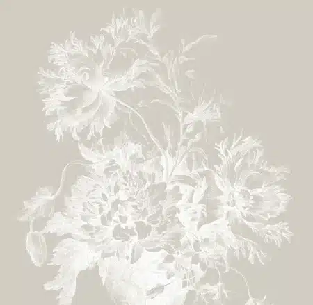 Duurzaam Fotobehang | Engraved Flowers | Kek Amsterdam | Peltenburg Natuurverf