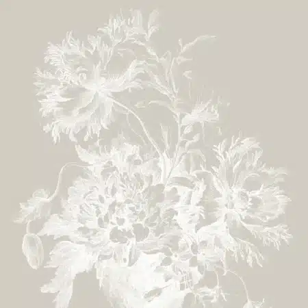 Duurzaam Fotobehang | Engraved Flowers | Kek Amsterdam | Peltenburg Natuurverf