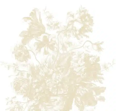 Duurzaam Fotobehang | Engraved Flowers | beige |  Kek Amsterdam | Peltenburg Natuurverf