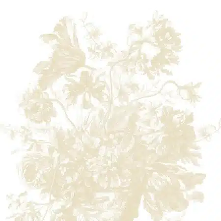 Duurzaam Fotobehang | Engraved Flowers | beige |  Kek Amsterdam | Peltenburg Natuurverf