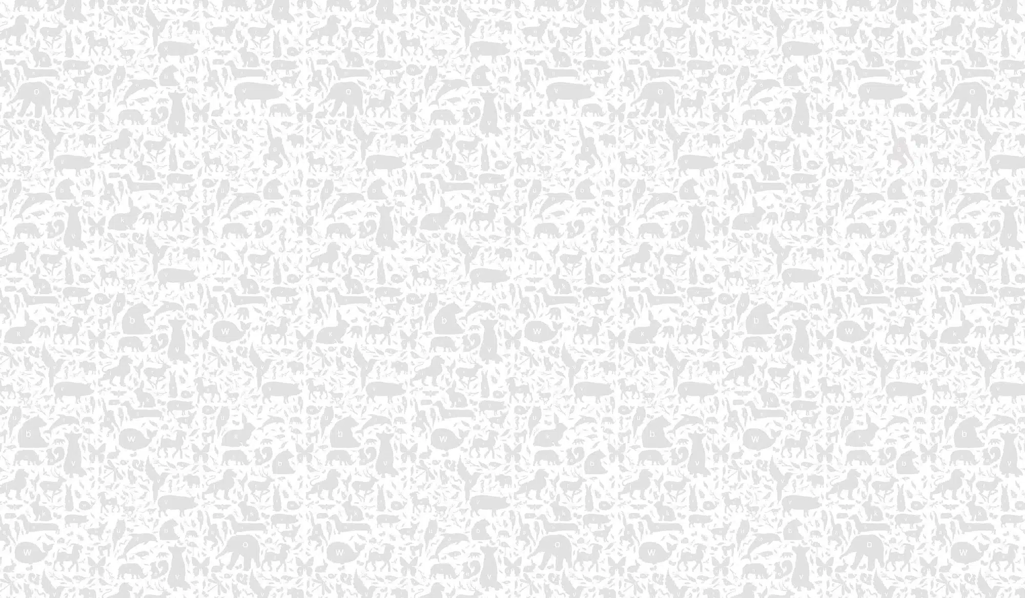 Duurzaam Kinderbehang | ABC Animal | Lichtgrijs | 97.4 x 280 cm | Kek Amsterdam | Peltenburg Natuurverf - Afbeelding 2