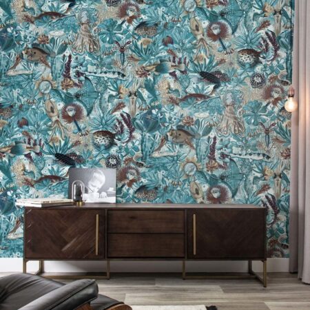 Duurzaam behang | Underwater Jungle III | Kek Amsterdam | Peltenburg Natuurverf