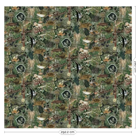 Duurzaam behang | Underwater Jungle I | Kek Amsterdam | Peltenburg Natuurverf