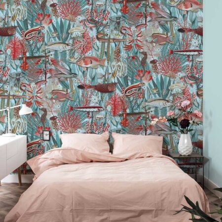 Duurzaam behang | Underwater Jungle V | Kek Amsterdam | Peltenburg Natuurverf