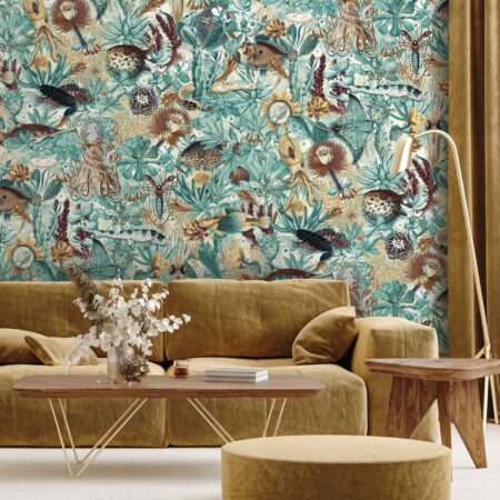 Duurzaam behang | Underwater Jungle II | Kek Amsterdam | Peltenburg Natuurverf