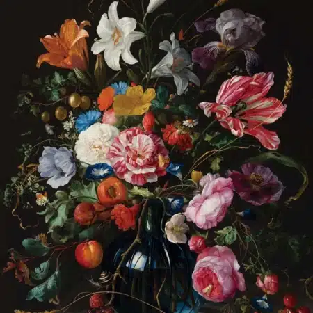 Duurzaam Fotobehang | Golden Age Flowers | Diverse behangstalen |  Kek Amsterdam | Peltenburg Natuurverf