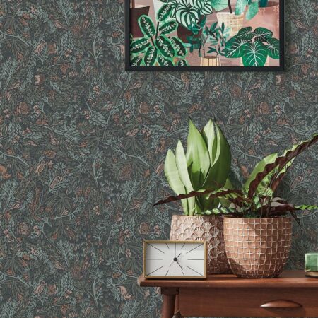 Duurzaam Behang | Botanisch Patroonbehang 21|100 x 280 cm | Kek Amsterdam | Peltenburg Natuurverf