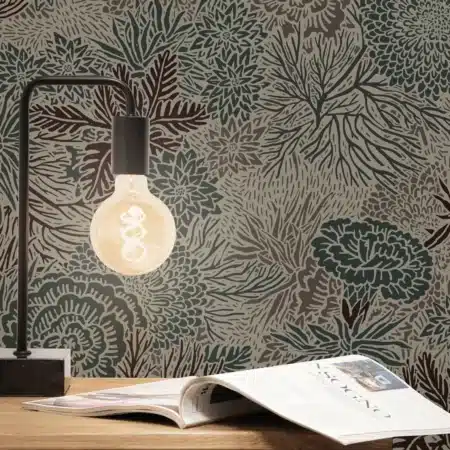 Duurzaam Behang | Botanisch Patroonbehang 15 |100 x 280 cm | Kek Amsterdam | Peltenburg Natuurverf