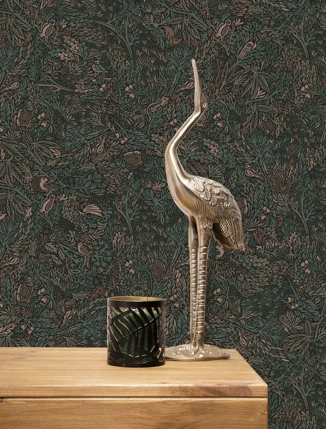 Duurzaam Behang | Botanisch Patroonbehang 10 |100 x 280 cm | Kek Amsterdam | Peltenburg Natuurverf