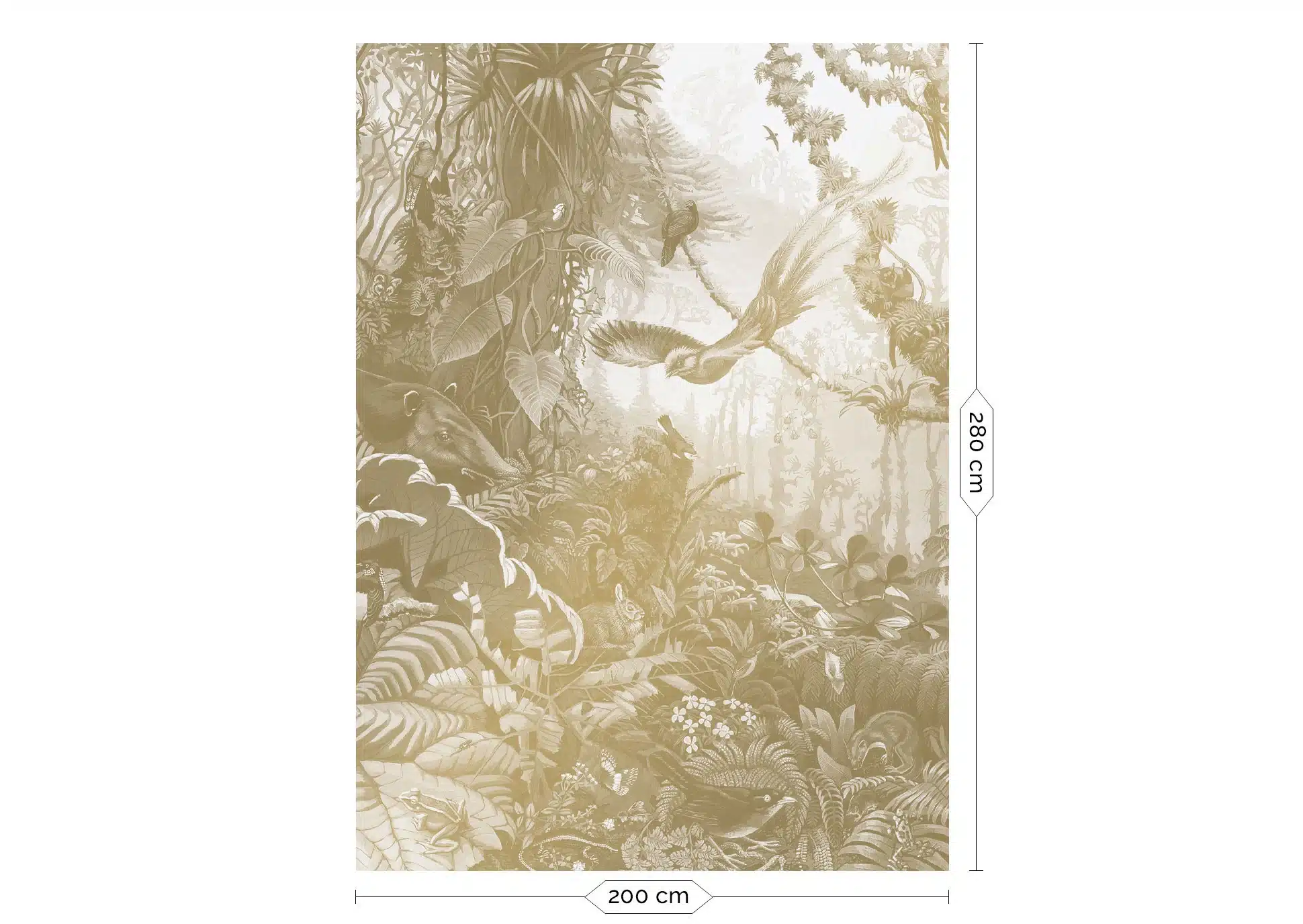 Duurzaam Fotobehang | Tropical Landscapes | Off-white | Kek Amsterdam | Peltenburg Natuurverf - Afbeelding 2