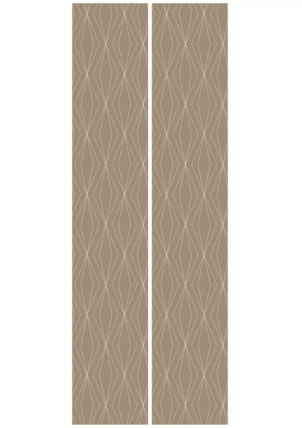 Duurzaam Behang | Graphic Lines | Grafische lijnen | Klei |100 x 280 cm | Kek Amsterdam | Peltenburg Natuurverf - Afbeelding 4