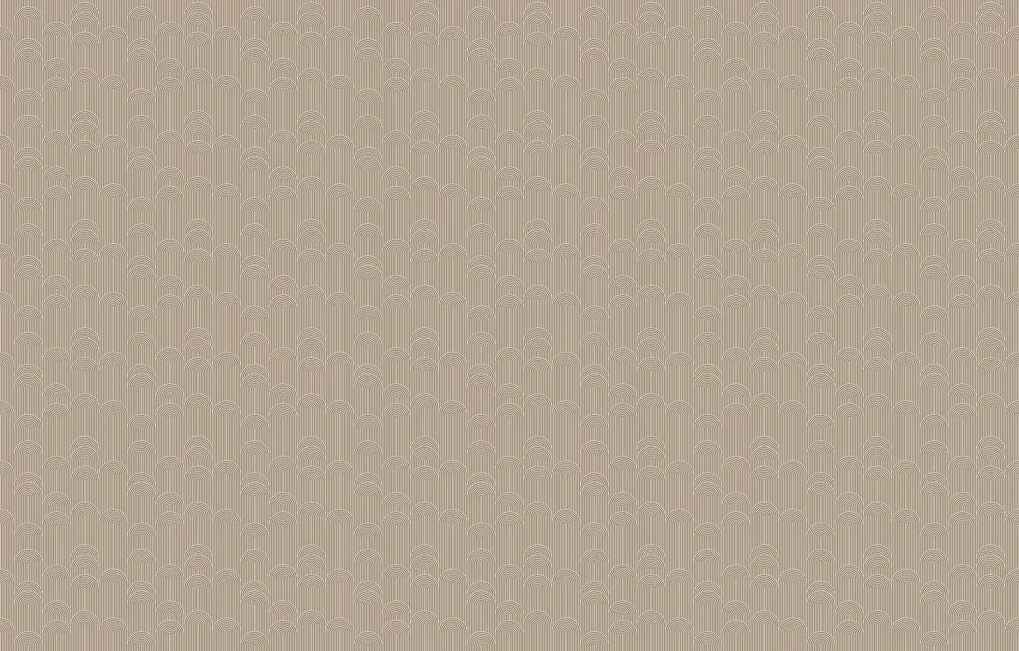 Duurzaam Behang | Graphic Lines | Grafische lijnen | Klei I |100 x 280 cm | Kek Amsterdam | Peltenburg Natuurverf - Afbeelding 2