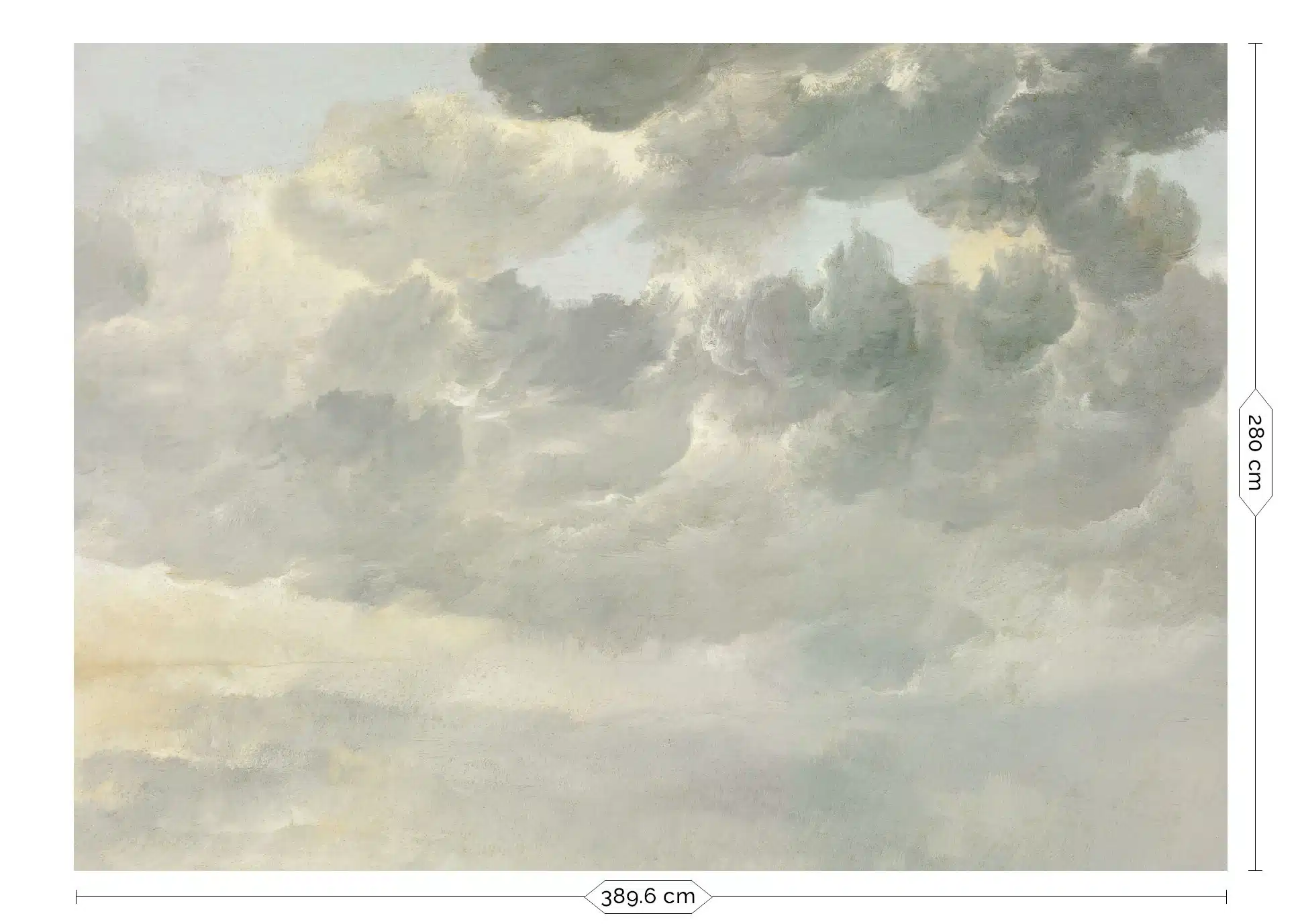 Duurzaam Fotobehang | Wolken behang Golden Age Clouds III | Kek Amsterdam | Peltenburg Natuurverf - Afbeelding 4