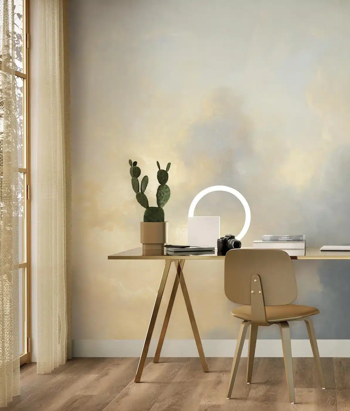 Duurzaam Fotobehang | Wolken behang Golden Age Clouds IV | Kek Amsterdam | Peltenburg Natuurverf