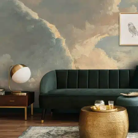Duurzaam Fotobehang | Wolken behang Golden Age Clouds II | Kek Amsterdam | Peltenburg Natuurverf
