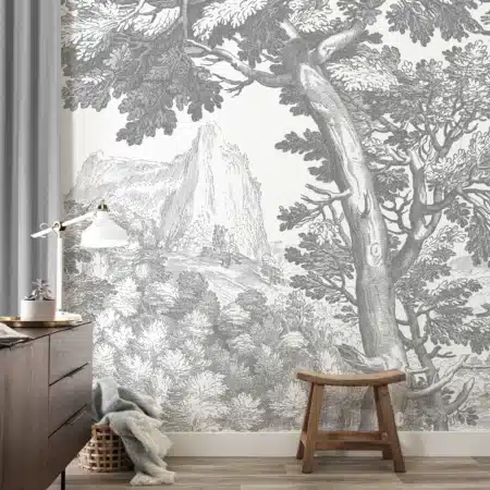 Duurzaam Fotobehang | Engraved Landscapes | Getekend I | Kek Amsterdam | Peltenburg Natuurverf