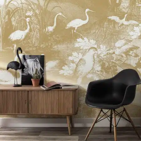 Duurzaam Fotobehang | Engraved Landscapes | Off-white III | Kek Amsterdam | Peltenburg Natuurverf