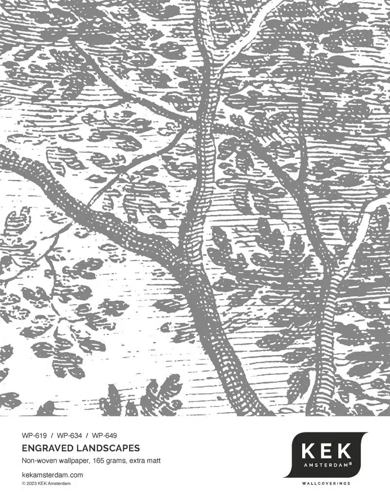 Duurzaam Fotobehang | Engraved Landscapes | Getekend II | Kek Amsterdam | Peltenburg Natuurverf - Afbeelding 3