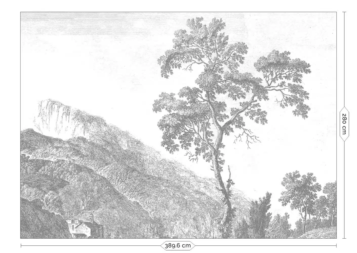 Duurzaam Fotobehang | Engraved Landscapes | Getekend II | Kek Amsterdam | Peltenburg Natuurverf