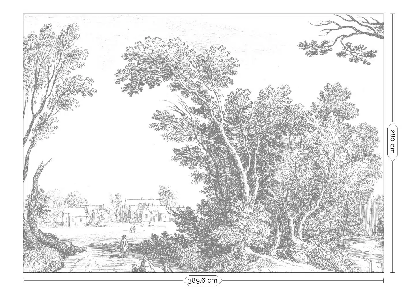 Duurzaam Fotobehang | Engraved Landscapes | Getekend III | Kek Amsterdam | Peltenburg Natuurverf