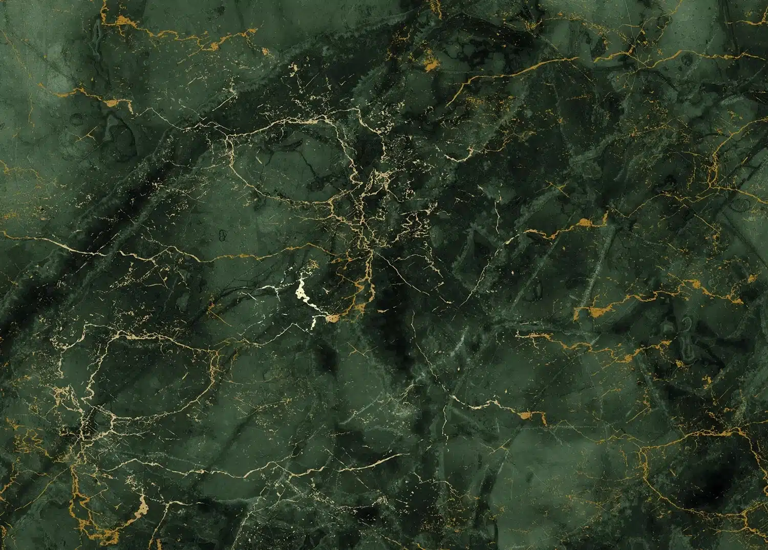 Duurzaam Fotobehang | Marmer | High Gloss Gold | Groen | Kek Amsterdam | Peltenburg Natuurverf - Afbeelding 5