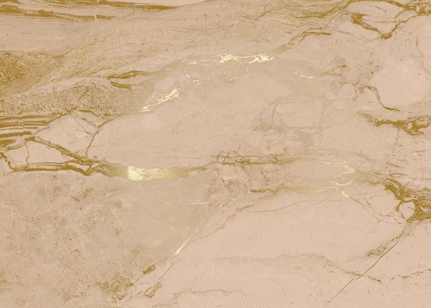 Duurzaam Fotobehang | Marmer | High Gloss Gold | Nude | Kek Amsterdam | Peltenburg Natuurverf - Afbeelding 3