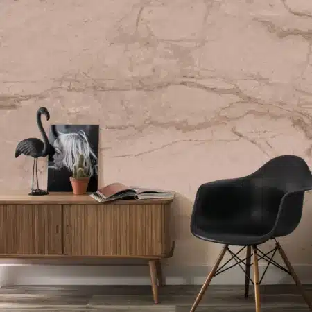 Duurzaam Fotobehang | Marmer | Oudroze | Kek Amsterdam | Peltenburg Natuurverf