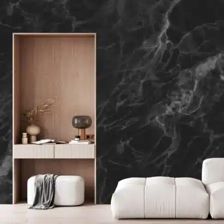 Duurzaam Fotobehang | Marmer | Zwart | Kek Amsterdam | Peltenburg Natuurverf
