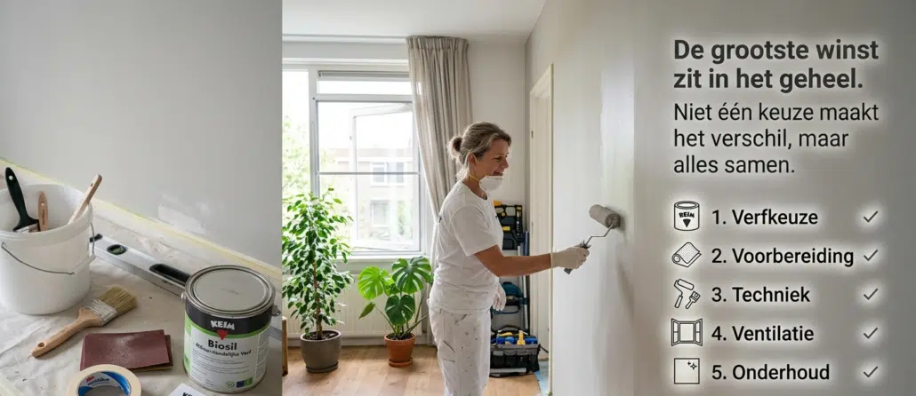 veelgemaakte fouten bij duurzaam verven